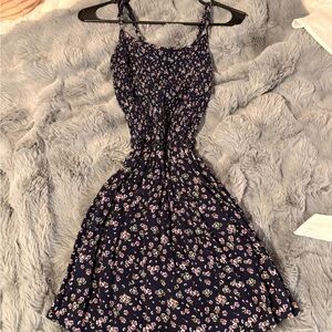 Justify Navy Floral Mini Dress